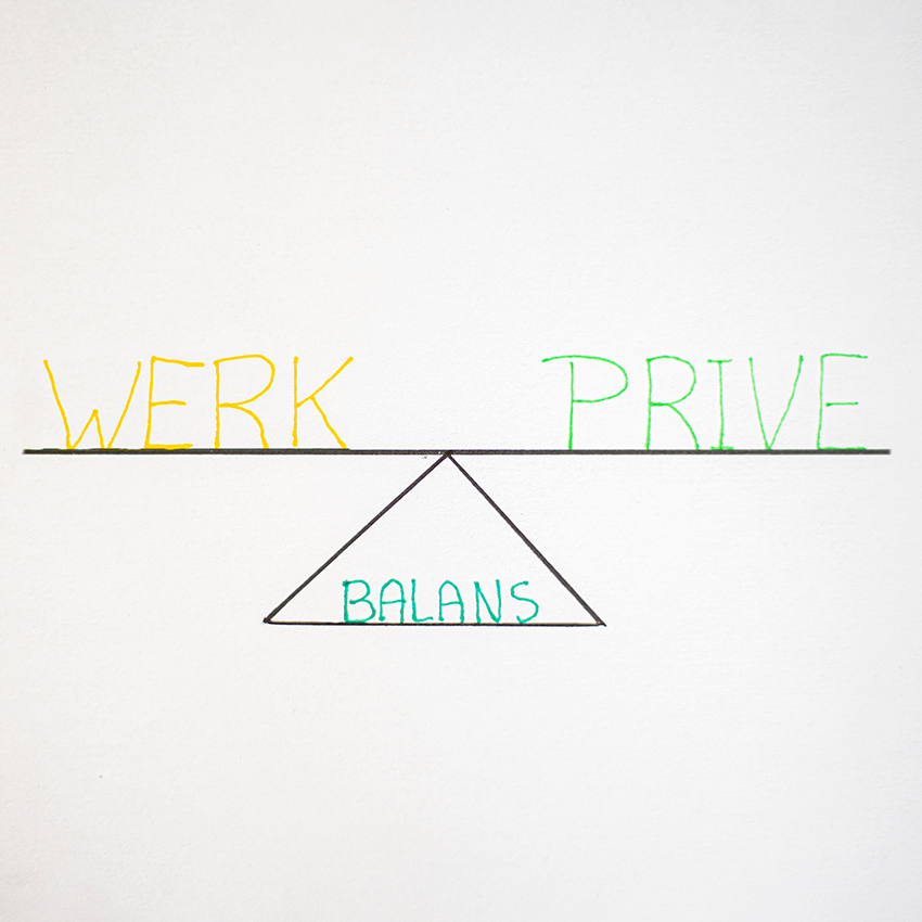 Balans tussen werk en privé